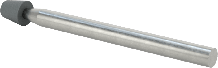 Metaller için Taşlama Ucu, 1/8" Şaft Çapı, B93 Şekil Numarası, 100 Kum