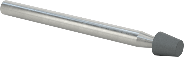 Metaller için Taşlama Ucu, 1/8" Şaft Çapı, B93 Şekil Numarası, 100 Kum