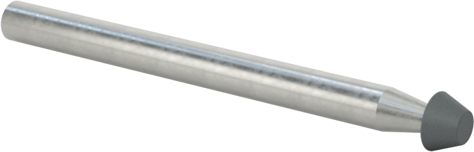 Metaller için Taşlama Ucu, 1/8" Şaft Çapı, B94 Şekil Numarası, 100 Kum