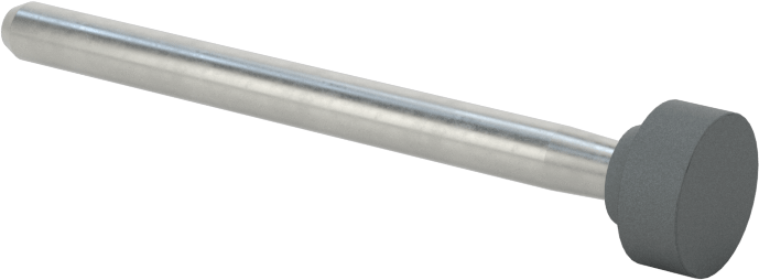 Metaller için Taşlama Ucu, 1/8" Şaft Çapı, W166 Şekil Numarası, 80 Kum