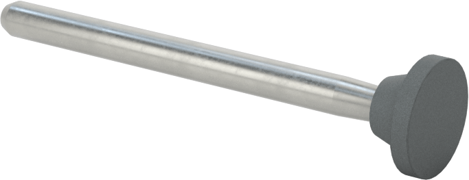 Metaller için Taşlama Ucu, 1/8" Şaft Çapı, W172 Şekil Numarası, 100 Kum