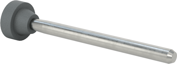 Metaller için Taşlama Ucu, 1/8" Şaft Çapı, W173 Şekil Numarası, 100 Kum