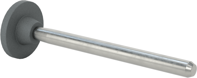 Metaller için Taşlama Ucu, 1/8" Şaft Çapı, W181 Şekil Numarası, 120 Kum