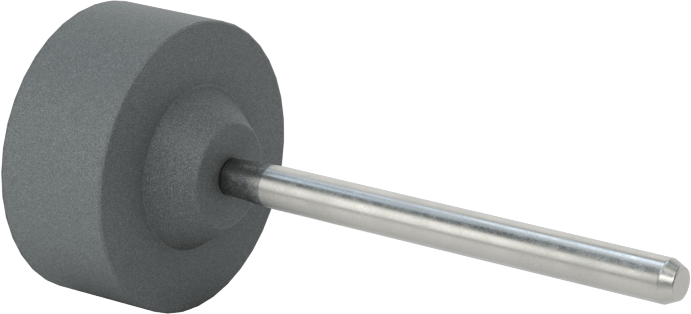 Metaller için Taşlama Ucu, 1/8" Şaft Çapı, W213 Şekil Numarası, 60 Kum