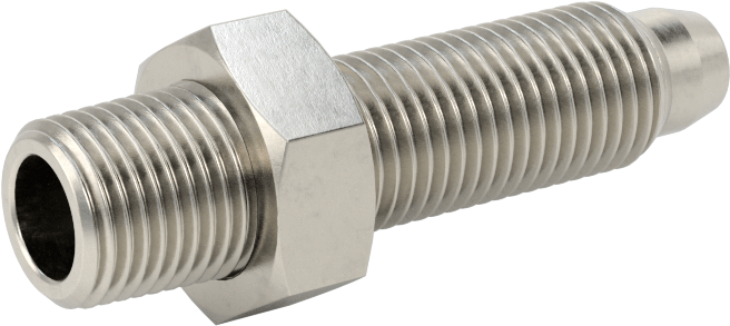 Hava ve Su için 303 Paslanmaz Çelik Vidalı Hortum Bağlantı Elemanı, 1/4" İç Çap için Dişli Erkek Hortum Bağlantısı, 1/8 NPT Uç