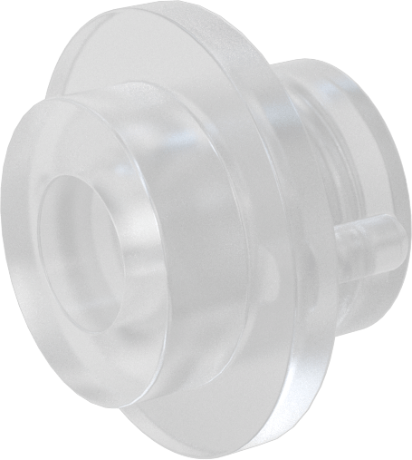 Duvar Delikli Plastik Tank Bağlantı Parçası, 1/4 NPT Dişi x Kaynak