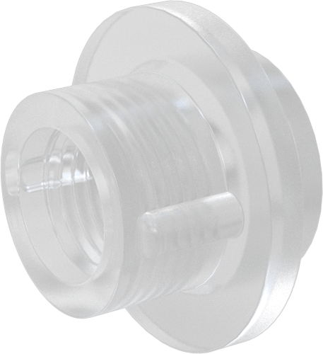 Duvar Delikli Plastik Tank Bağlantı Parçası, 1/4 NPT Dişi x Kaynak