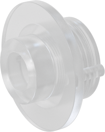 Duvar Delikli Plastik Tank Bağlantı Parçası, 1/2 NPT Dişi x Kaynak