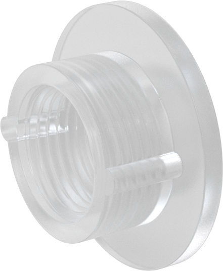Duvar Delikli Plastik Tank Bağlantı Parçası, 1/2 NPT Dişi x Kaynak