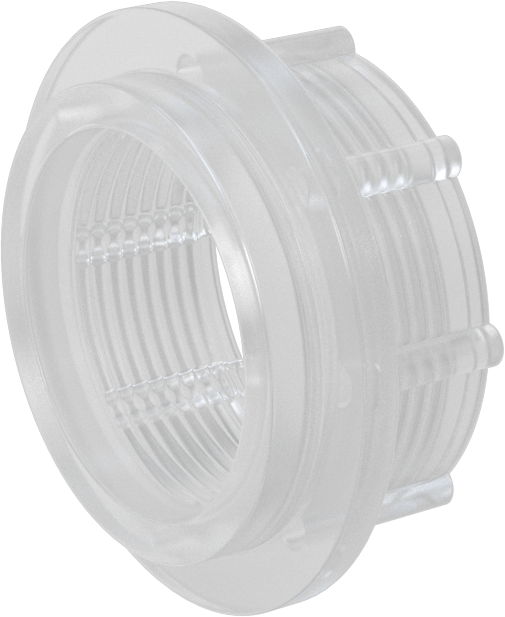 Duvar Delikli Plastik Tank Bağlantı Parçası, 1-1/2 NPT Dişi x Kaynak