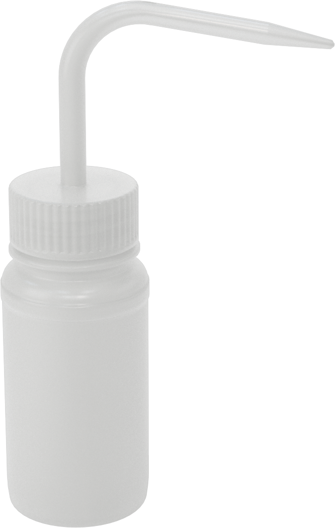 Açılı Nozullu Sıkma Şişesi, Beyaz Havalandırmasız Kapak, 4 FL. oz Kapasite, 1-1/2 Ağız Dış Çapı