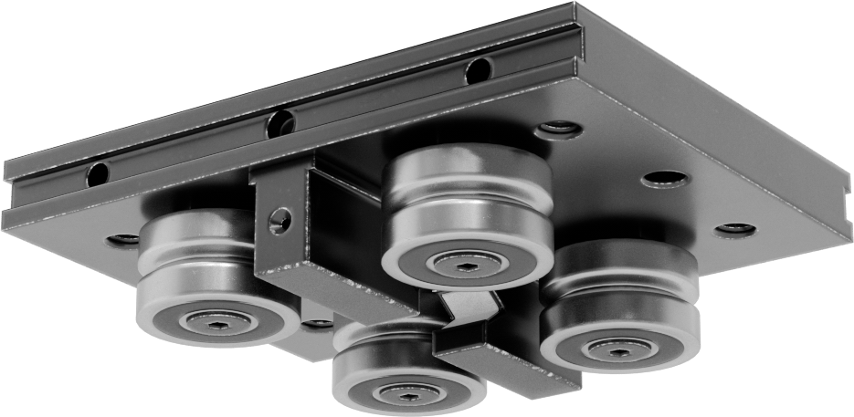 Eğriler için Raylı Makaralı Taşıyıcı, 175 mm Ray Bükülme Yarıçapı için