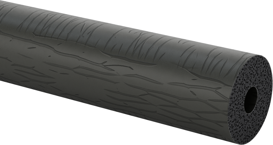 Yırtılmaya Dayanıklı Silikon Köpük Boru Yalıtımı, 7/16" Kalın Duvar, 3/8" ID, 6 Fit Uzunluk