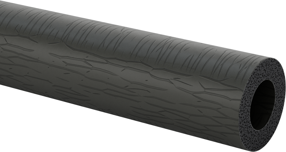 Yırtılmaya Dayanıklı Silikon Köpük Boru Yalıtımı, 3/8" Kalın Duvar, 7/8" ID, 6 Fit Uzunluk