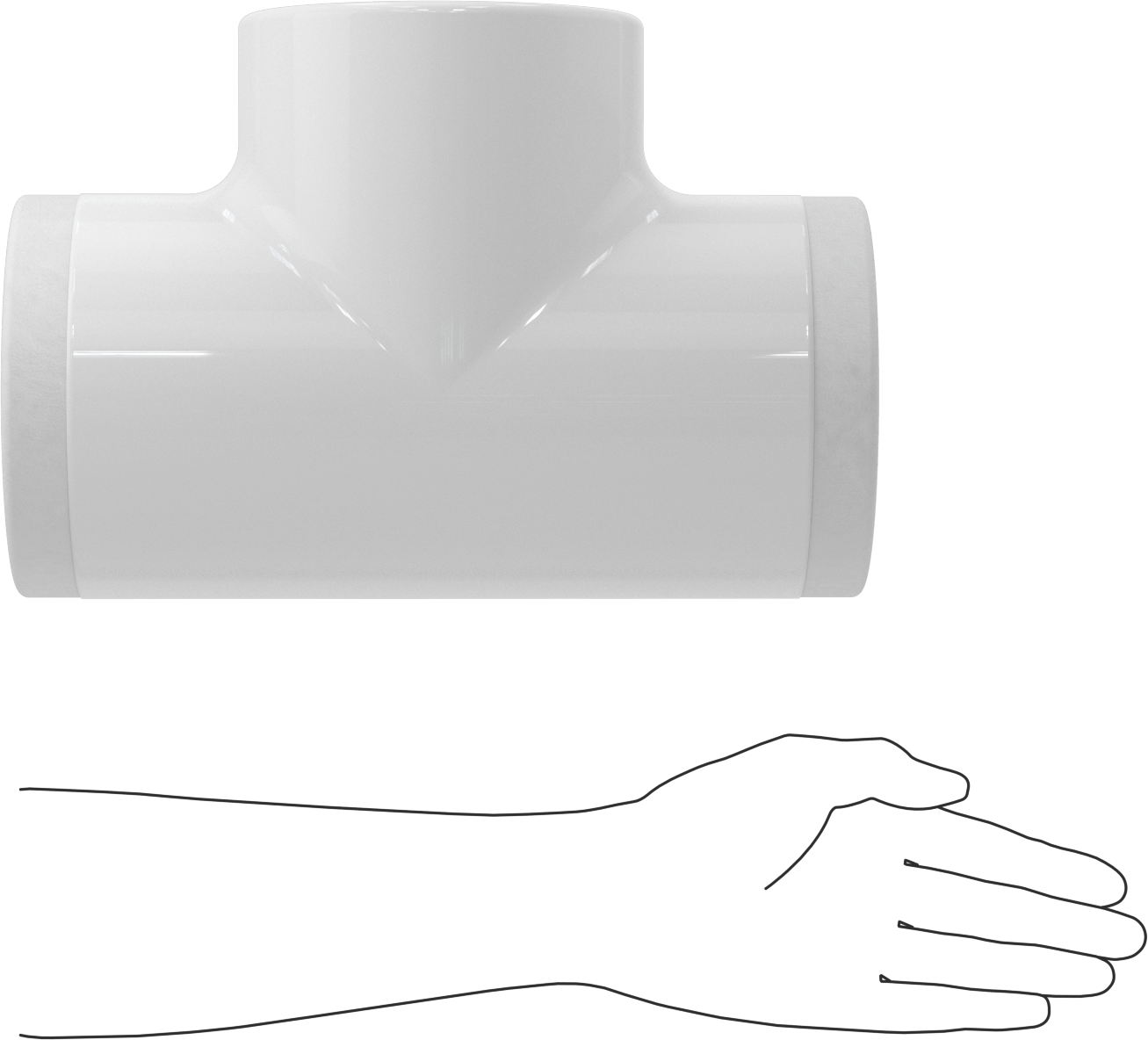 PVC Boru Yalıtım Kılıfı, T, 2-7/8" Yalıtım Dış Çapı için