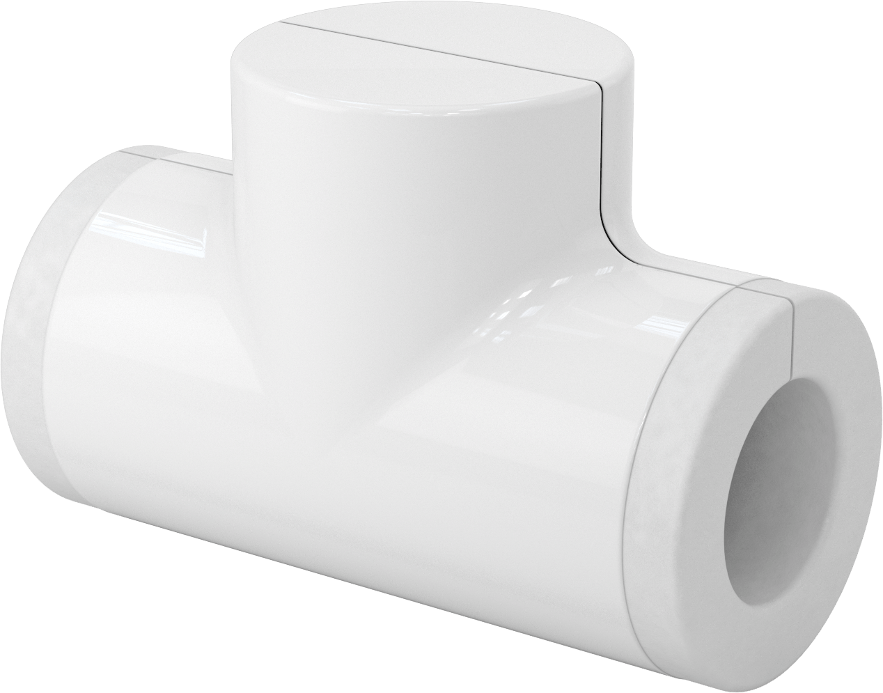 PVC Boru Yalıtım Kılıfı, T, 3-7/8" Yalıtım Dış Çapı için