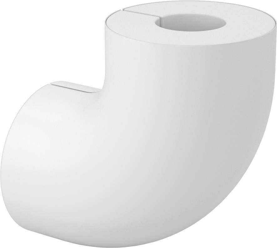 PVC Boru Yalıtım Kılıfı, 90 Derece Dirsek, 2-1/8" Yalıtım Dış Çapı için