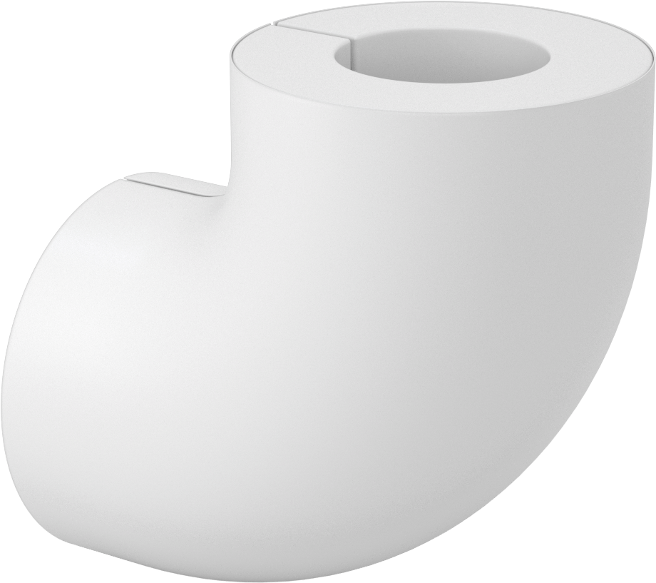 PVC Boru Yalıtım Kılıfı, 90 Derece Dirsek, 3-1/8" Yalıtım Dış Çapı için