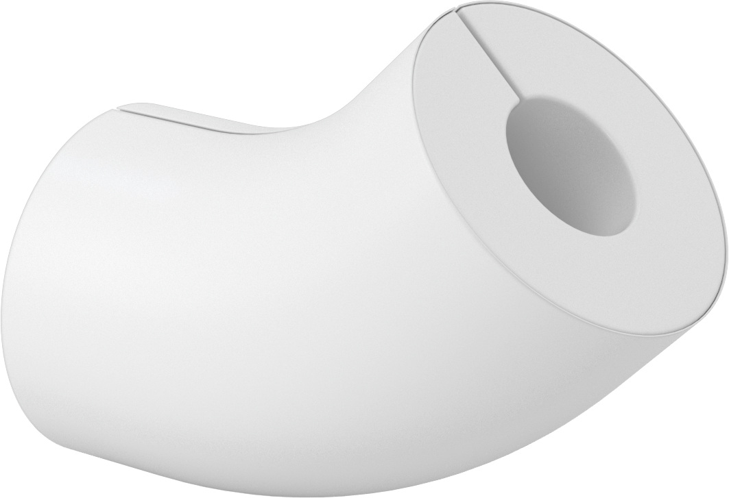 PVC Boru Yalıtım Kılıfı, 45 Derece Dirsek, 2-1/8" Yalıtım Dış Çapı için