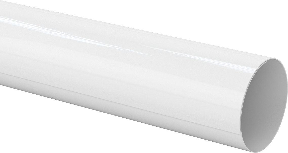 PVC Boru Yalıtım Kılıfı, 0,02" Kalınlıkta Tüp, 2-1/2“ ila 3” Dış Çap için, 4 Fit Uzunluk