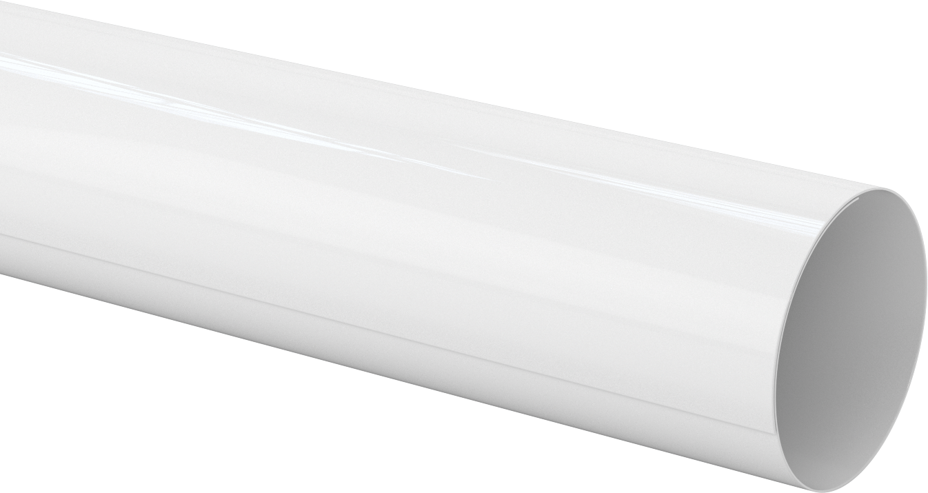 PVC Boru Yalıtım Kılıfı, 0,03 inç Kalınlıkta Tüp, 4-5/8“ ila 5” dış çap için, 4 Fit Uzunluk