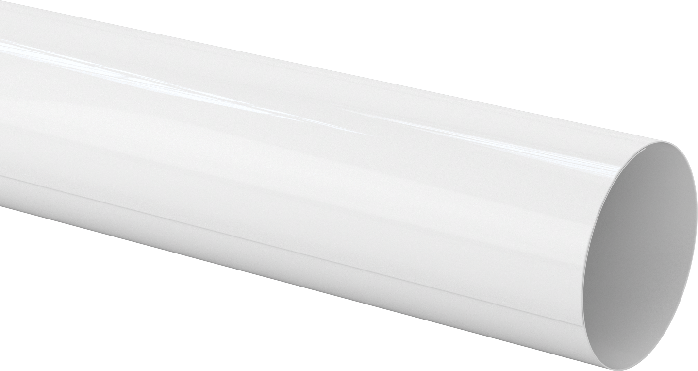 PVC Boru Yalıtım Kılıfı, 0,03 inç Kalınlıkta Tüp, 6-1/8“ ila 6-1/2” Dış Çap için, 4 Fit Uzunluk