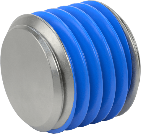 Aşırı Basınçlı Çelik Tapa, Altıgen Tahrikli ve 7/8" Konik, PTFE Kaplı, 1/16 PTF Erkek