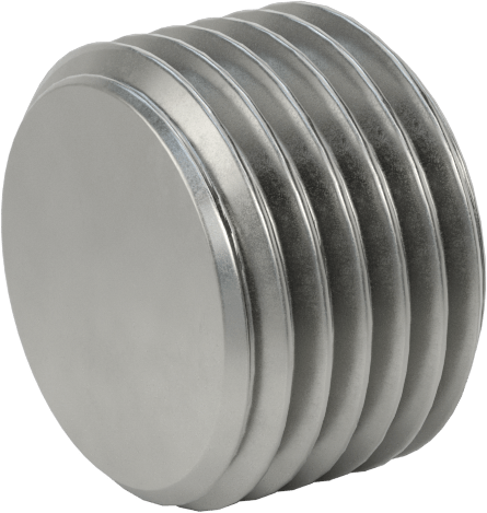Aşırı Basınçlı Çelik Tapa, Altıgen Tahrikli ve 7/8" Konik, 1/8 PTF Erkek