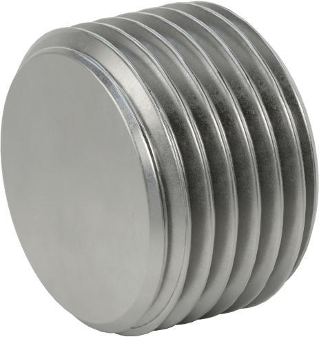 Aşırı Basınçlı Çelik Tapa, Altıgen Tahrikli ve 7/8" Konik, 3/8 PTF Erkek