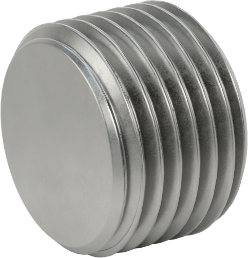 Aşırı Basınçlı Çelik Tapa, Altıgen Tahrikli ve 7/8" Konik, 1/2 PTF Erkek