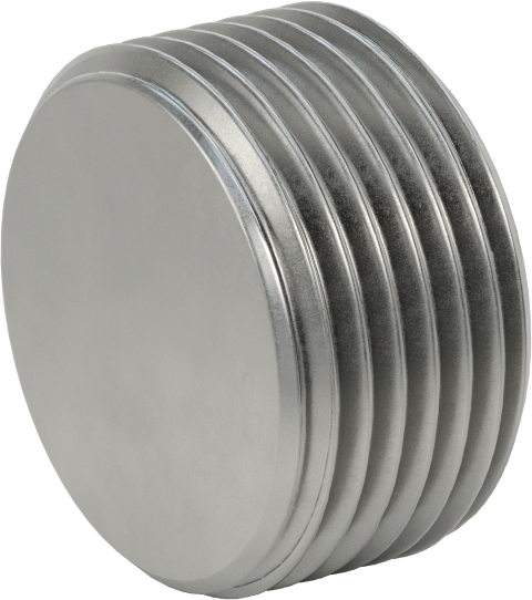 Aşırı Basınçlı Çelik Tapa, Altıgen Tahrikli ve 7/8" Konik, 1 PTF Erkek