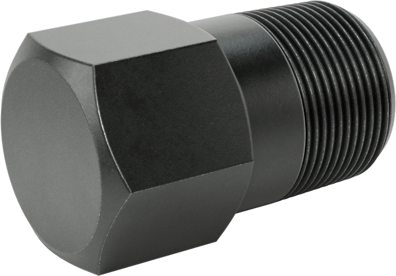 Aşırı Basınçlı Çelik Tapa, Altıgen Gövde, 1-1/4 NPT Erkek