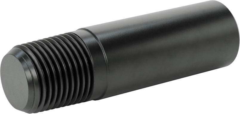 Aşırı Basınçlı Çelik Tapa, Yuvarlak Gövdeli, 1/2 NPT Erkek