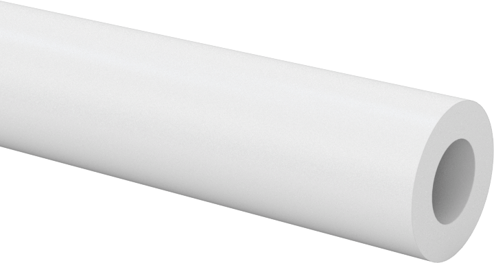 Kimyasallar için Yüksek Sıcaklık PTFE Boru, Dişsiz, 8 Fit Uzunluk, 1/8 Boru Boyutu