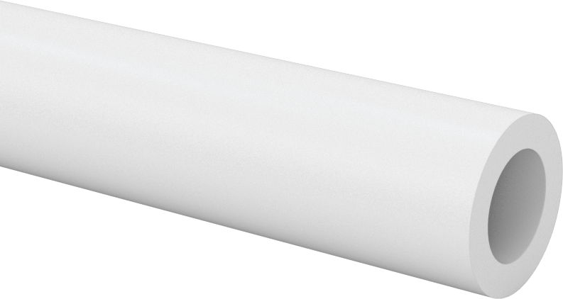Kimyasallar için Yüksek Sıcaklık PTFE Boru, Dişsiz, 8 Fit Uzunluk, 3/8 Boru Boyutu