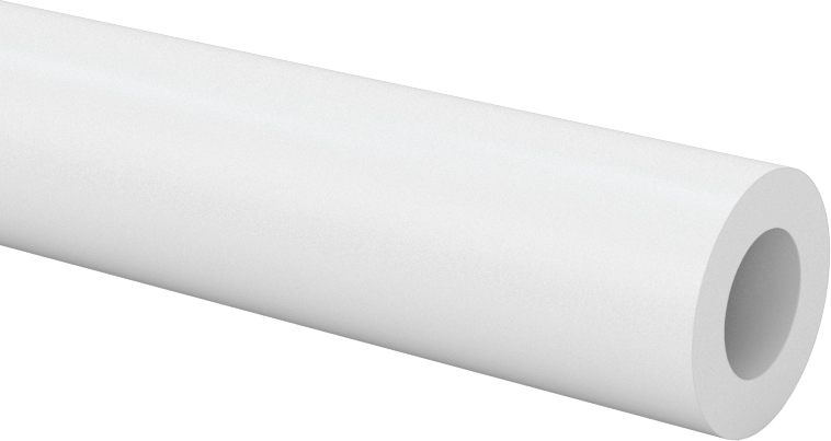 Kimyasallar için Yüksek Sıcaklık PTFE Boru, Dişsiz, 4 Fit Uzunluk, 1/4 Boru Boyutu