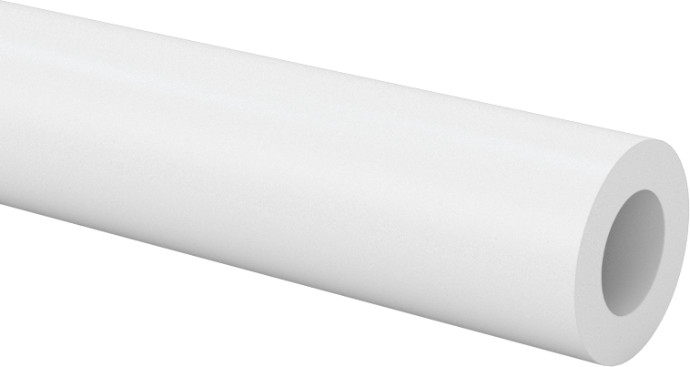 Kimyasallar için Yüksek Sıcaklık PTFE Boru, Dişsiz, 2 Ayak Uzunluk, 1/4 Boru Boyutu