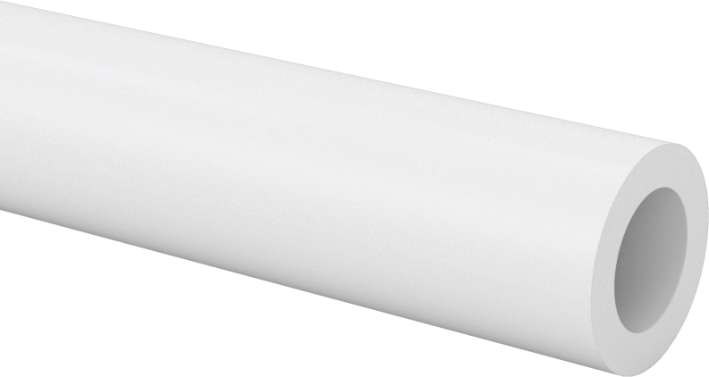 Kimyasallar için Yüksek Sıcaklık PTFE Boru, Dişsiz, 2 Ayak Uzunluk, 3/8 Boru Boyutu