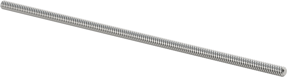 Hızlı Hareketli Ultra Hassas Kılavuz Vida, 17-4 PH Paslanmaz Çelik, M4 x 1 mm Diş Boyutu, 4 Diş Başlangıcı