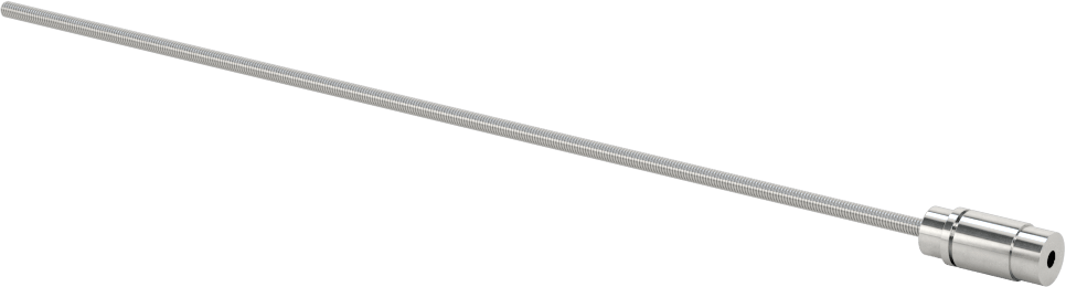 Hızlı Hareketli Ultra Hassas Kılavuz Vida, Bir adet Bağlantı Ucu ile, M2 x 0,4 mm Diş Boyutu, 2 Diş Başlangıcı