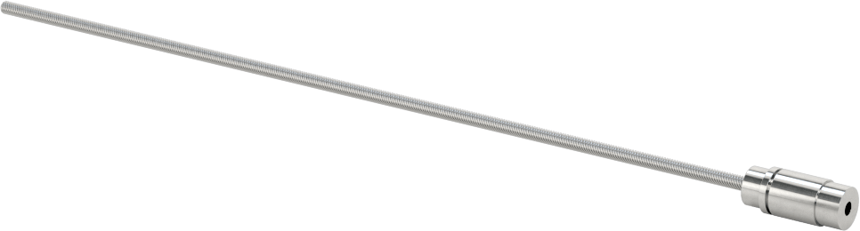 Hızlı Hareketli Ultra Hassas Kılavuz Vida, Bir adet Bağlantı Ucu ile, M2 x 0,4 mm Diş Boyutu, 8 Diş Başlangıcı