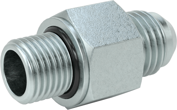 Çelik Boru için 37 Derece Genişletilmiş Bağlantı Parçası, 1/4" Dış Çaplı Boru için Erkek Düz Adaptör, M10 x 1 mm