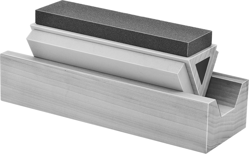 Üç adet zımpara taşı, 6“ Uzunluk x 1-5/8” Genişlik x 1/2" Kalınlık, 150 x 600 x 800 Kum