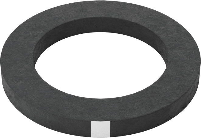 Suya Dayanıklı EPDM Hortum Pul, İçme Suyu için, 1" Hortum İç Çapı için