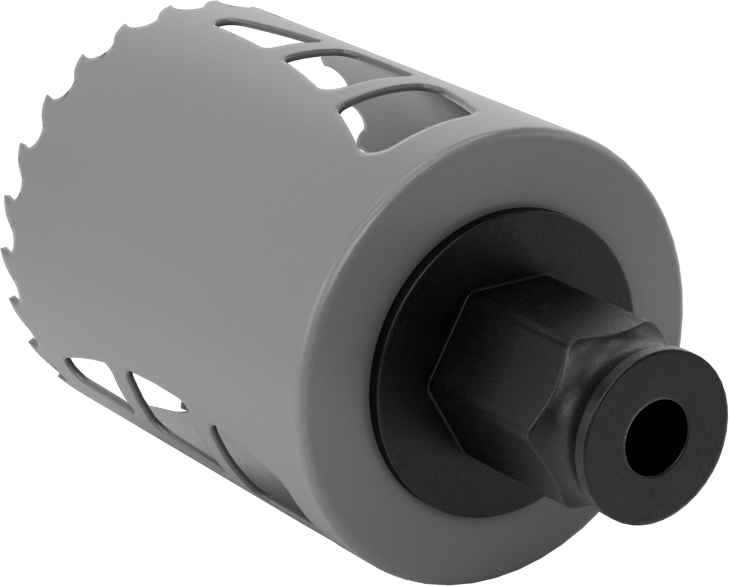 Delik Testere, 2-3/8" Kesme Derinliği, 2-1/16" Çap