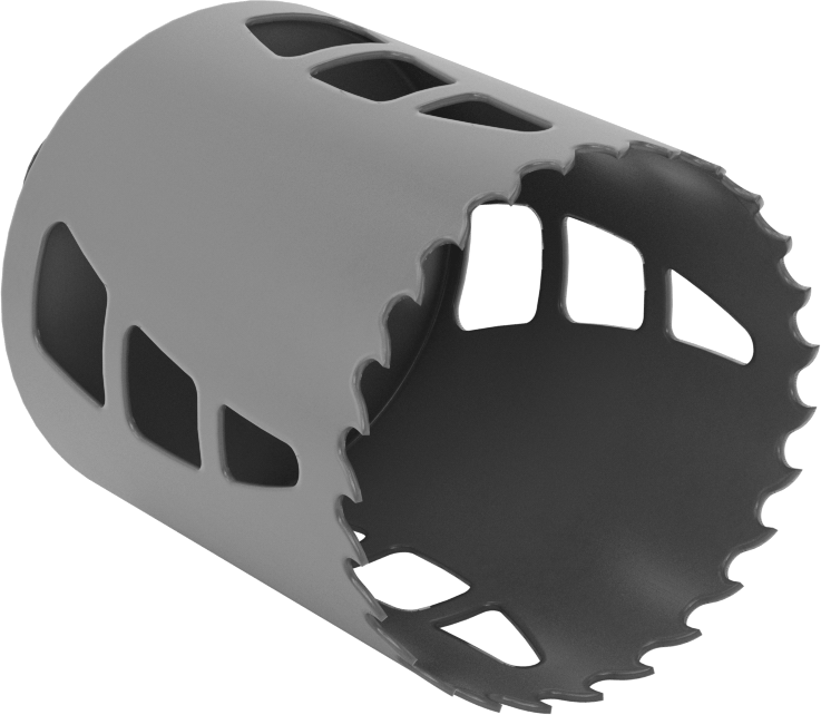 Delik Testere, 2-3/8" Kesme Derinliği, 2-1/4" Çap