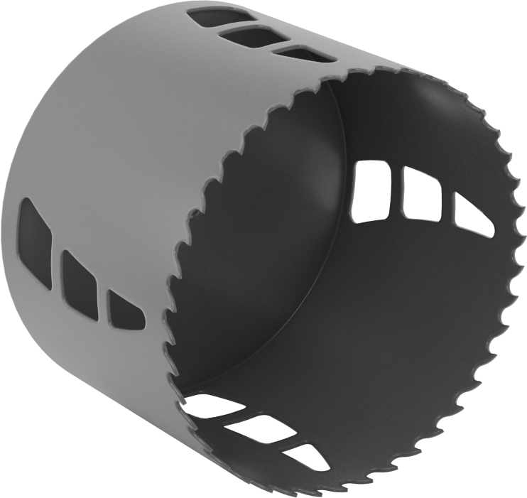 Delik Testere, 2-3/8" Kesme Derinliği, 3-1/2" Çap