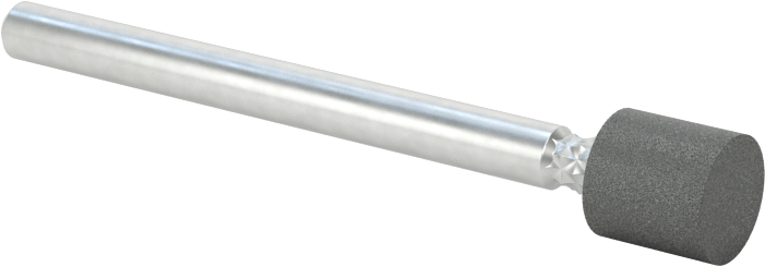 Kir Bırakmayan Keçe Parlatma Bobini, Yumuşak ve Metal Olmayan Malzemeler için, Silindir, Düz Uç, 1/4" Baş Uzunluğu