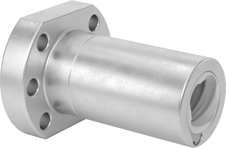 Hızlı Hareketli Flanşlı Bilyalı Somun, M15 Diş, 61 mm Uzunluk