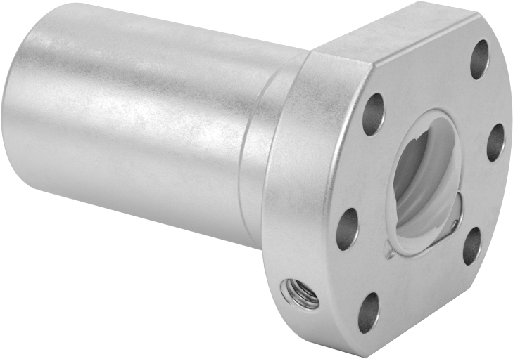 Hızlı Hareketli Flanşlı Bilyalı Somun, M15 Diş, 61 mm Uzunluk